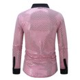 thumbnail image 3 of pstuiky camisetas de hombre, Camisa informal de manga corta con botones y estampado playero para hombre ropa de hombre l, 3 of 8