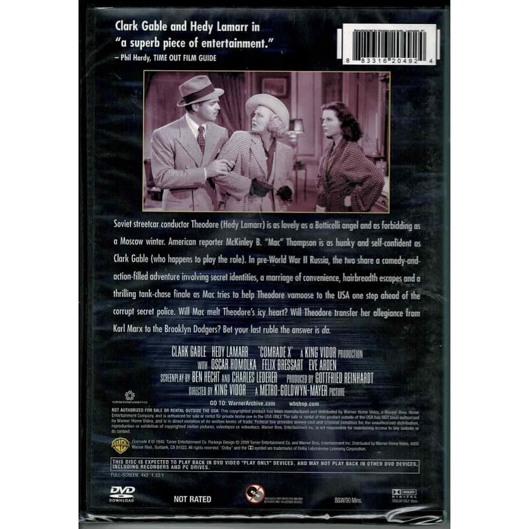同志 X [DVD] d2ldlup Warner Archives - Comrade X [DIGITAL VIDEO DISC] - Walmart.com