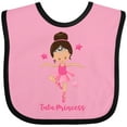 thumbnail image 3 of Inktastic Ballerina Tutu Princess Girls Baby Bib, 3 of 4