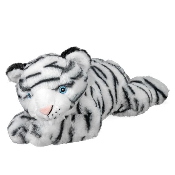 Wild Republic EcoKins White Tiger Stuffed Animal 12 inch, Eco Friendly Gifts for Kids, Plush Toy, Handcrafted Using 16 Recycled Plastic Water Bottles