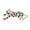 Gold, variant on Elegant Leopard Rhinestones Pin Jewelry Brooch For Women Formal Party Wear Gift