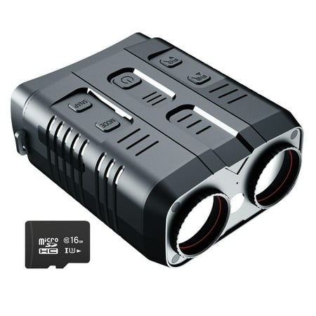 

Aibecy 1080P Portable Binocular Infrared Night-Visions Device Day Night Use Photo Video Taking 5X Digital Zoom 300M Full Dark Viewing Distance for Outdoor Hunt Boating Journey