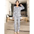thumbnail image 4 of Pijama Afelpada Mujer Polar Pantalón Sudadera Ropa Invierno Invierno UNITALLA, 4 of 5