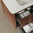 thumbnail image 2 of ELESHINE 30-Inch Modern Wall-Mounted Floating Bathroom Vanity with 2 Drawers, Undermount Sink, Ceramic Top, 2 of 7