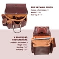 thumbnail image 4 of Set de paneles de yeso Occidental Leather Pro Large con 21 bolsillos, 4 of 6