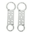 thumbnail image 4 of Soimiss 2Pcs Double End Aluminum Lock Out Tag Out Hasp Silver Safety Lock, 4 of 8