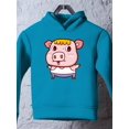 thumbnail image 3 of Surprised Pig Hoodie Toddler -Image by Shutterstock,  5 Toddler, 3 of 4