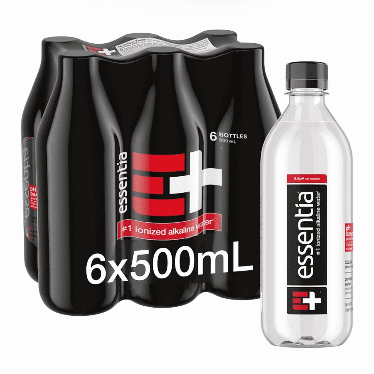 Essentia Water, Ionized Alkaline Water, 16.9 fl oz, 6 Pack