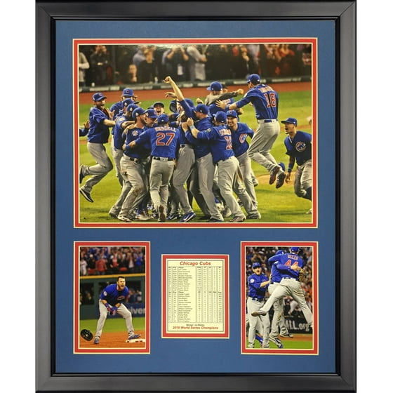 2018 Chicago Cubs World Series Champions 16 X 20 Frame Departments