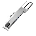 thumbnail image 3 of Klonfd Universal Type C Adapter Hub 8 In 1 USB C Docking Station With Multiple Ports For Enhanced Connectivity And Versatile Functionality, 3 of 5