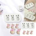 thumbnail image 2 of Harpily Popsicles Molds Easter Bunny Eggs DIY Cake Baking Tool Silicone Molds, 2 of 7