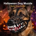 Pet Store Werewolf Halloween Werewolf Dog Muzzle, Latex Pet Costume Accessory with ...