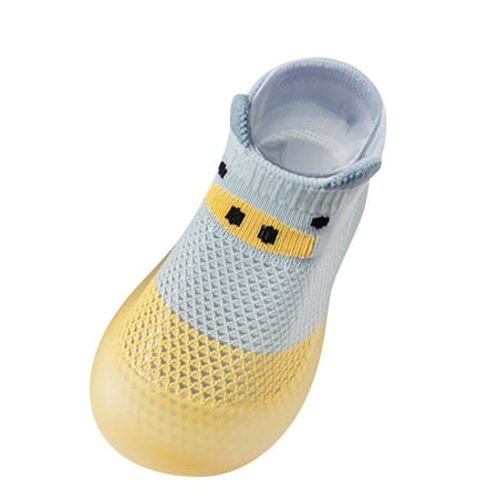 

wofedyo baby essentials Kids Toddler Baby Boys Girls Summer Cartoon Breathable Soft Sole Rubber Shoes Socks Slipper Anklet 0-36Months baby socks