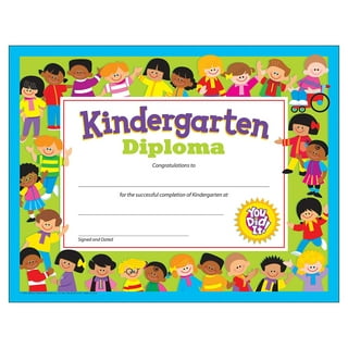 35 Pcs Kindergarten Diploma Certificate for Kids Kindergarten Graduation  Award Certificates for Kids Students Teachers Graduation Supplie Print or