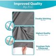 thumbnail image 6 of Dreamcare Microfiber Pillowcase Set - 2 Piece Set, Queen, Gray, 6 of 9