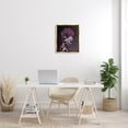 thumbnail image 2 of Woman Floral Headwrap Portrait Botanical & Floral Photograph Metallic Gold Framed Art Print Wall Art, 2 of 6