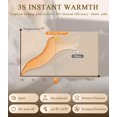 thumbnail image 2 of FeBohao Car Heating Pad for Drivers: Max 70℃ Extra Hot & 3S Instant Heat for Back Pain & Muscle Stiffness Deeper Relief - Adjustable Electric Pad for 12V/24V Vehicles from Long Road Trips and Camping, 2 of 9