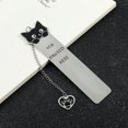 thumbnail image 3 of 1pc Cat Bookmark Cat Gifts for Cat Lovers, Book Marks for Reading Women, You Pawsed Here Cute Cat Book Accessories for Reading Lovers, Book Lover Bookish Gift, 3 of 12