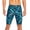 Green Combo, variant on Boy's/Men's Printed Cross Puzzle Swim Jammer (MJ017) - Green Combo - 30