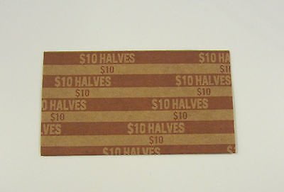 80 PAPER COIN WRAPPERS FOR HALF DOLLAR COINS 50 CENT PIECES HALVES