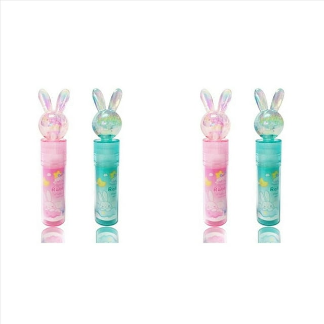 4X Borradores de Conejo, Borradores Lindos Borradores para Niños Borradores Rosas Borradores Kawaii Borrador de Lápiz Labial Borrador Retráctil
