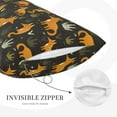 thumbnail image 3 of Lsque Funny Fox by the Field Pattern Pillow Case – Soft & Cozy Throw Pillow Cover, Hypoallergenic Cushion Case for Sleeping Women with Envelope Closure-14"x20", 3 of 6
