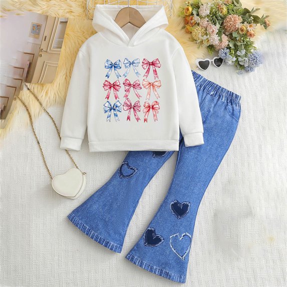 5-6 Years Child Baby Girls' And Toddler Long Sleeve Active Shirt and Pant, 2 Piece Outfit 6-12 Months 12-24 Months 2T 3T 4T 5T 6T 7T Set