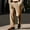 A23 Khaki, variant on Velvet Dress Pants for Men Slim Fit Straight Leg Trousers Business Casual Suit Bottoms Pleated Formal Workwear