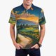 thumbnail image 1 of Balery Sunflowers At Sunset Camisa Polo de Hombre con Estampado, de Manga Corta y Tejido Medio, Camisa Tipo Golf Polo-4X-Large, 1 of 6