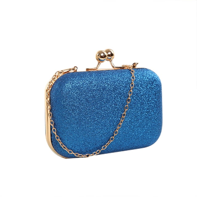 Bolso de mano ostentoso para fiesta de noche para mujer, bolso de mano de bola de boda con cadena, Mini bolso de mano Minaudiere, monedero, regalo de cumpleaños dorado Xemadio 2031210-2