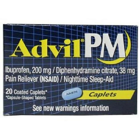 Advil Pm, Caplet, Count 1 - Headache/Pain Relief / Grab Varieties & Flavors