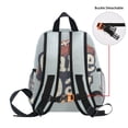 thumbnail image 5 of FORMRS Kids School Backpack with Front Zippered Pocket 12" Student Travel Daypack, Gray Game Day, 5 of 6