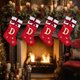 thumbnail image 1 of Knitted Hosiery Wool Hosiery Embroidered Letter Children's Candy Gift Bag Christmas Stocking Gift Bag, 1 of 5