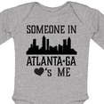 thumbnail image 4 of Inktastic Atlanta Georgia Someone Loves Me Skyline Boys or Girls Long Sleeve Baby Bodysuit, 4 of 5