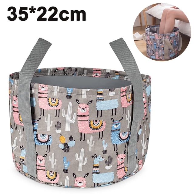 Cubo Plegable, Lavabo portátil Multiusos para remojar los pies Levamdar 221182-1