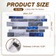 thumbnail image 2 of Uxcell 10Pcs Azulejos para Salpicaduras Autoadhesivos 9.4" x 4.7" Textura de Mármol 3D para Cocina Baño Dormitorio, Azul Mar Gris, 2 of 7