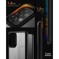 thumbnail image 2 of CaseBorne ArmadilloTek S Compatible with Samsung Galaxy A72 5G Hybrid Clear Case (2021 Release) - Matte Black, 2 of 6