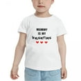 thumbnail image 2 of Mommy Is My Valentine Cute Toddler Tshirts for Boys Girls (White, Youth M), 2 of 5
