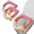 thumbnail image 1 of 2 fundas de inodoro universales gruesas para todas las estaciones con asa, cojín para inodoro, cojín con cremallera, 1 of 6
