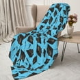 thumbnail image 3 of Rateoe Graduation Hats2 Pattern Flannel Throw Blanket, Ultra-soft Blanket for Bed, Couch, Car, Hypoallergenic Anti-pilling blanket-60"x50"(Vertical), 3 of 6