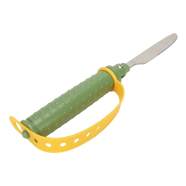 Cuchillo De Ayuda Para Comer, Ancho Flexible Que Evita Resbalones, Cuchillo Adaptable Para Personas Mayores Para Rehabilitación