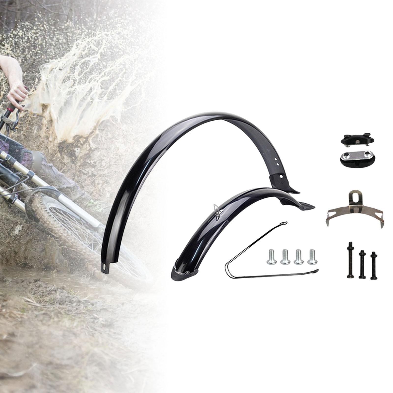 Baoblaze Bike Front Rear Fenders 26 inch Cycling Accessories Practical Bike Mudguards Black Brace