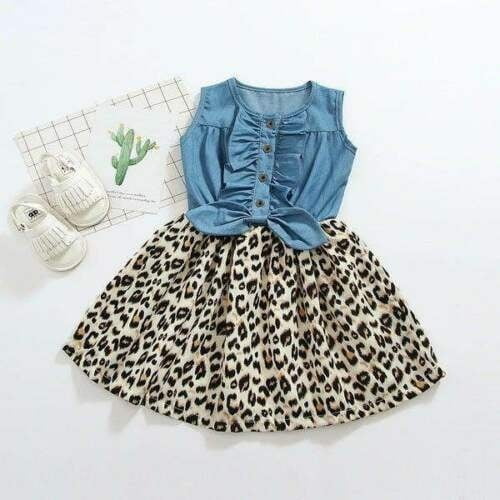 Baby girl best sale animal print dress