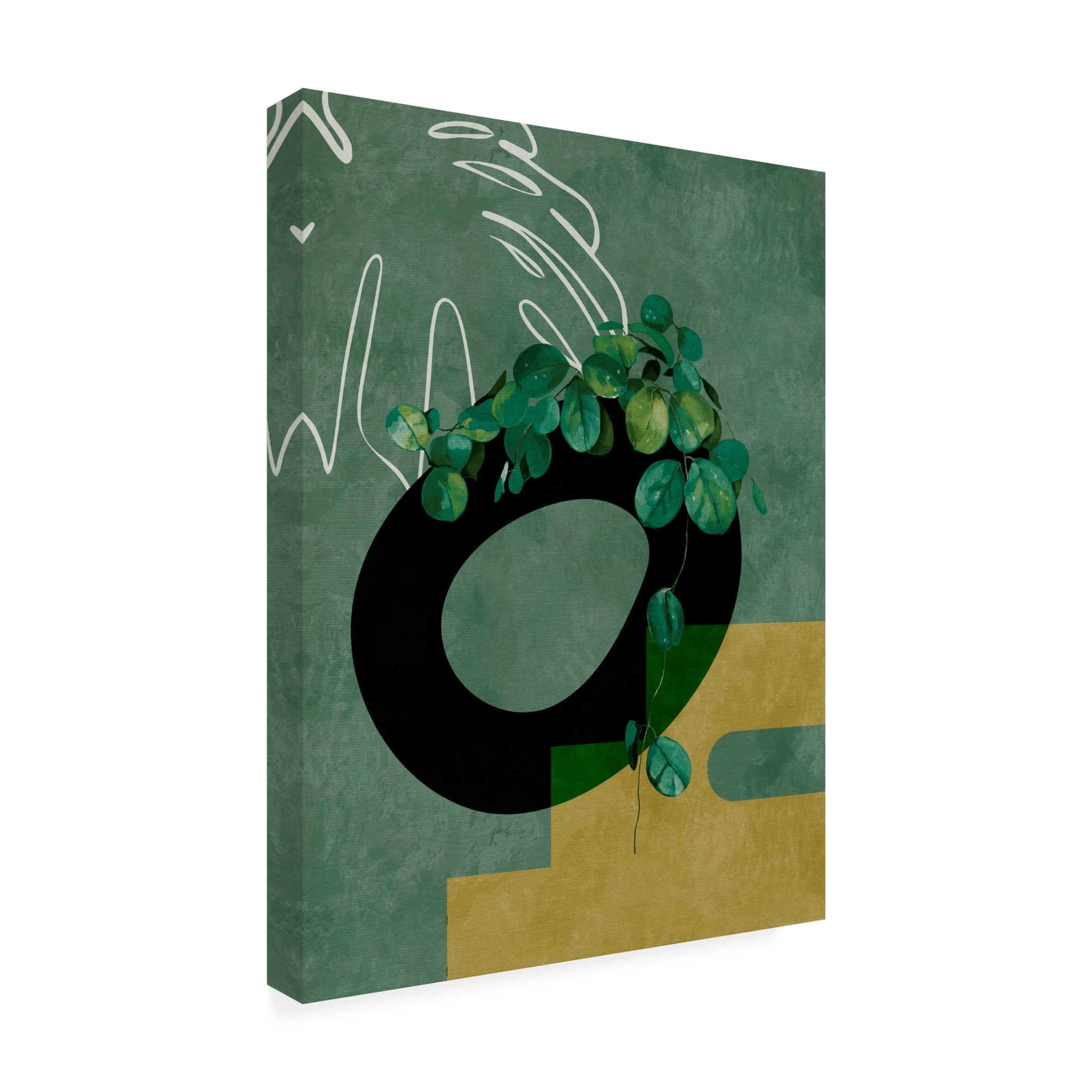 Trademark Fine Art Ana Rut Bre Leaves More 4 Greenery Canvas Wall Art