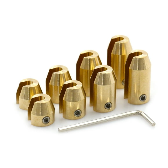 8-Piece Gold Brass Motorcycle Wheel Spoke Balance Weight Refill Set with L-Shaped Wrench - 12x9x3cm Package, 235g Total Weight for Spoke Wheel Balancing