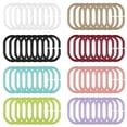 thumbnail image 3 of 12pcs Plastic Clear C Type Bathroom Shower Curtain Liner Hook Hooks Rings, 3 of 3