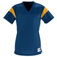 thumbnail image 1 of Augusta Sportswear - Camiseta de réplica Pep Rally para mujer, 2Xl, azul real/rojo Augusta 00784371442507, 1 of 1