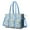Fairy Tale Princess, variant on Teacher Tote Bag,Fairy Princess Rainbow Pattern Teacher Utility Tote Bag,Large Work Tote Bags for Women with Multiple Pockets,Top Zipper Closure,13.8x10.6x6.7 Inch