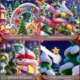 thumbnail image 4 of Colorful Village Welcome Whoville Banner Christmas Tree Holiday Backdrop Gift Boxes Snowy Scene Festive Background for Christmas Party Holiday Decoration Photo Shoot, 4 of 9