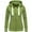 Green, variant on Sanbonepd Women Ladies Solid Hooded Zipper Long Sleeve Sweatshirt Pullover Tops Shirt